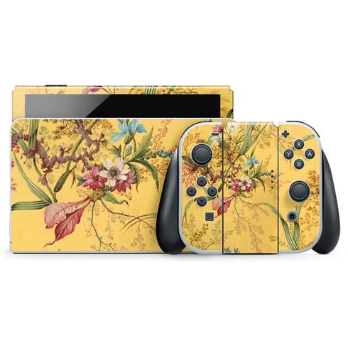 William Kilburn Yellow Marble End Nintendo Switch OLED (2021) Skin
